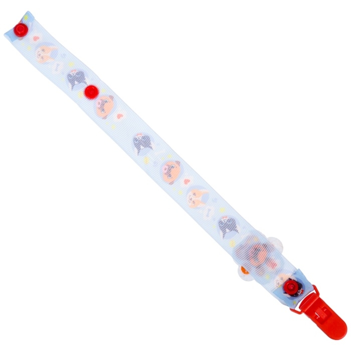 Держатель для соски - пустышки «ТРЕНД. Пёсики», на ленте