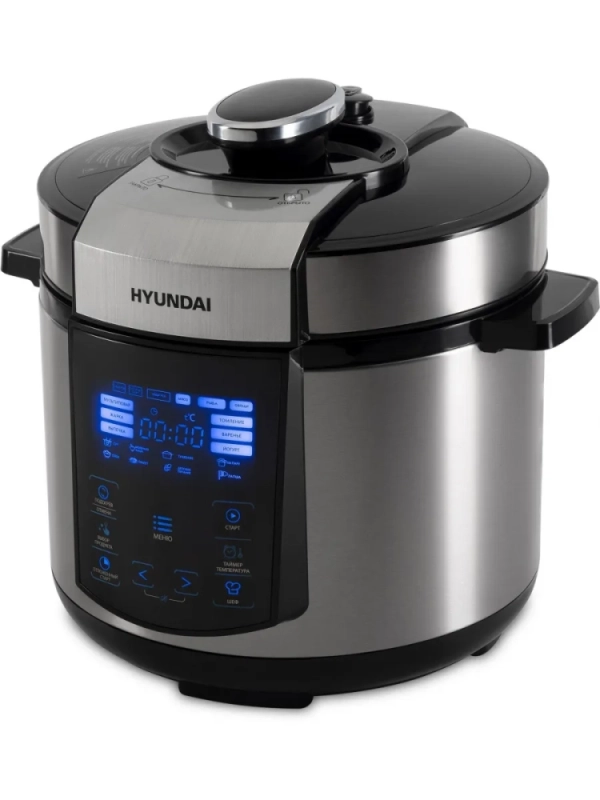 Мультиварка-скороварка HYMC-1618 серебристый-черный