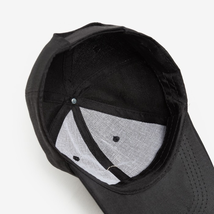 Кепка женская MINAKU с кольцами цвет черный, р-р 56-58