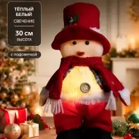 Фигура светодиодная, 30 см, батарейки в комплекте, свечение тёплое белое