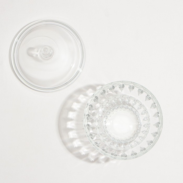 Сахарница стеклянная «Айсд Винтаж», 390 мл Сахарница стеклянная «Айсд Винтаж», 390 мл