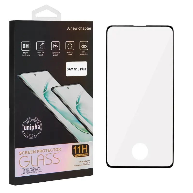 Защитное стекло для Samsung S10  полный клей 0.18mm