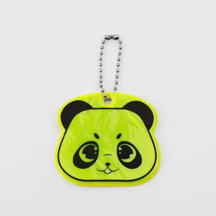 Светоотражающий элемент «Морда панды», двусторонний, 6×5.5 см, МИКС Светоотражающий элемент «Морда панды», двусторонний, 6×5.5 см, МИКС