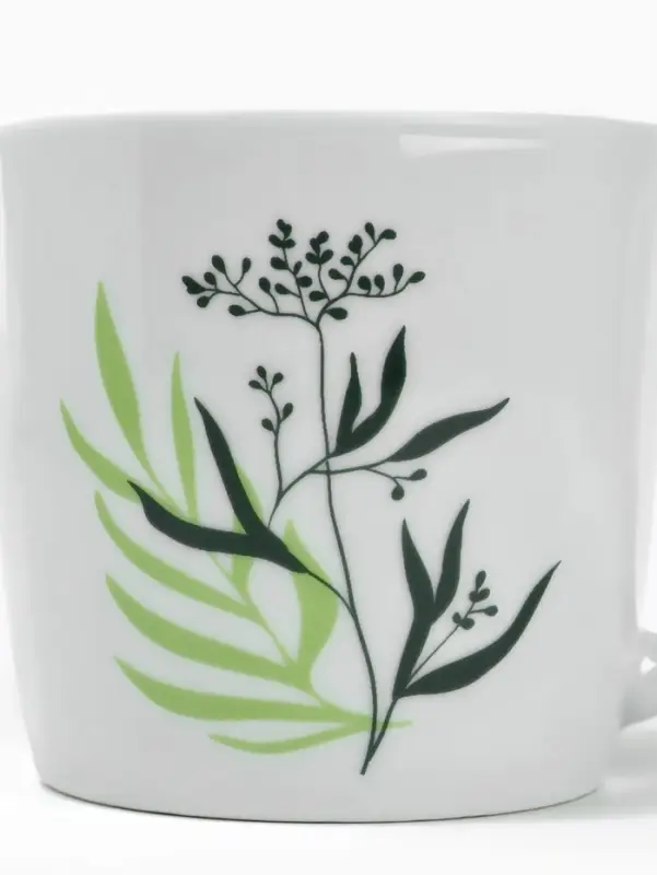 Кружка керамическая &laquo;Зелёный шепот&raquo;, 350 мл