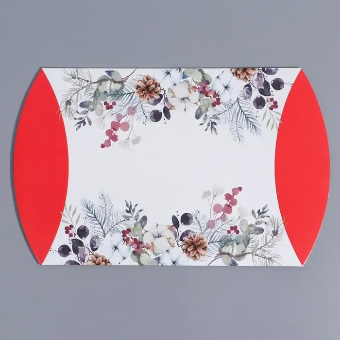 Коробка новогодняя складная фигурная «Акварель», 11 х 8 х 2 см, Новый год