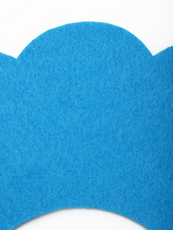 Ветеринарный воротник из фетра  Ветеринарный воротник из фетра "Ромашка", размер L, синий