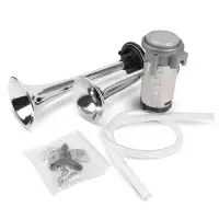 Сигнал автомобильный AVS HR 02 (2 шт. комплект) Хром