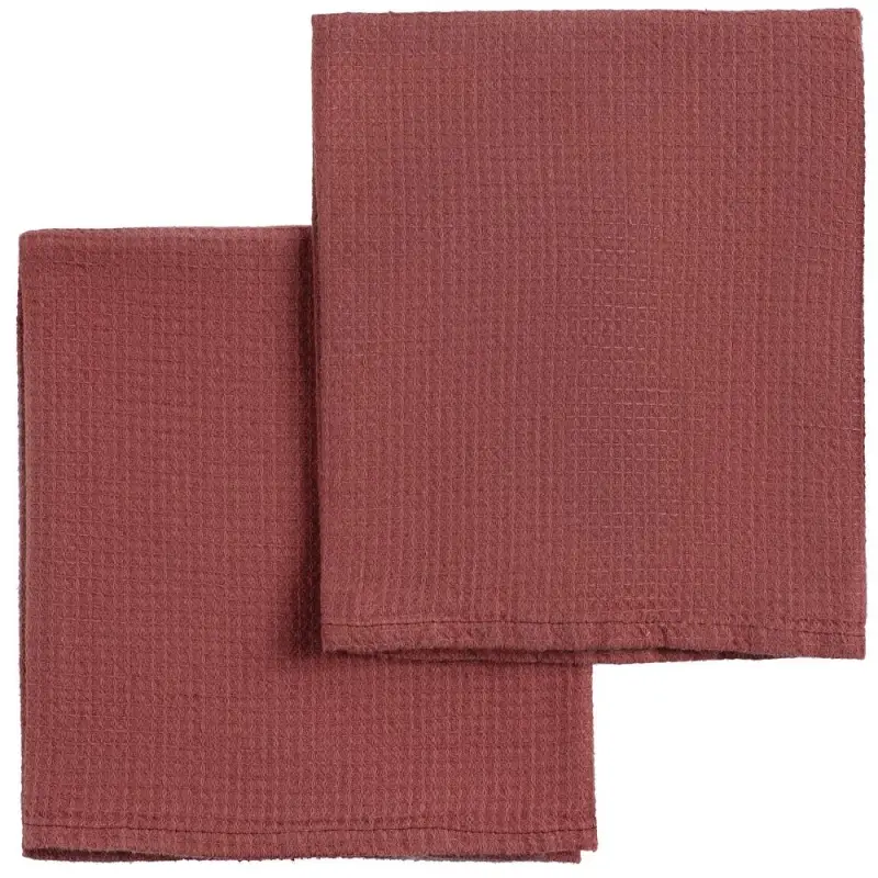 Набор полотенец Fine Line, красный Набор полотенец Fine Line, красный