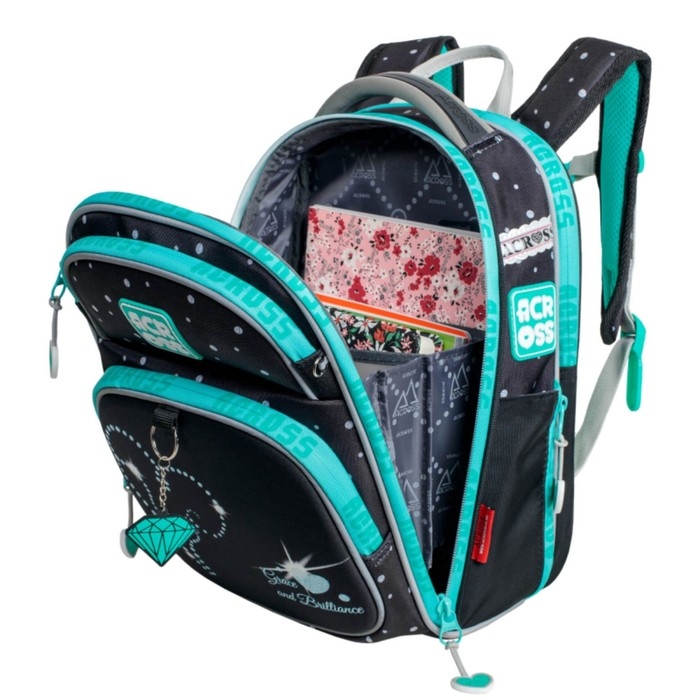 Рюкзак школьный 35 х 26 х 14 см, эргономичная спинка, Across 178 Рюкзак школьный 35 х 26 х 14 см, эргономичная спинка, Across 178