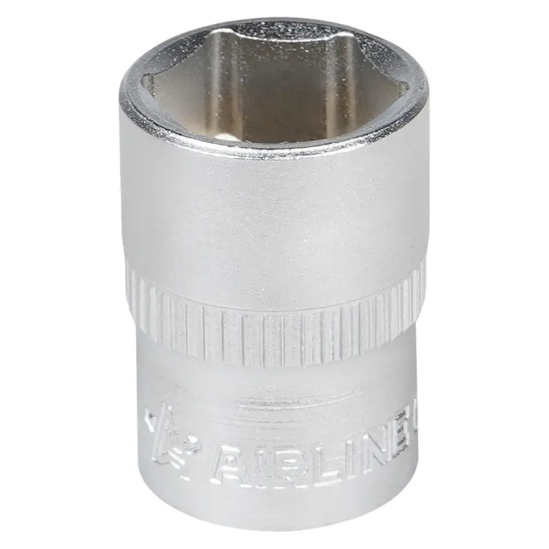Головка торцевая 3/8"DR шестигранная 13мм, L=25мм пласт.подвес
