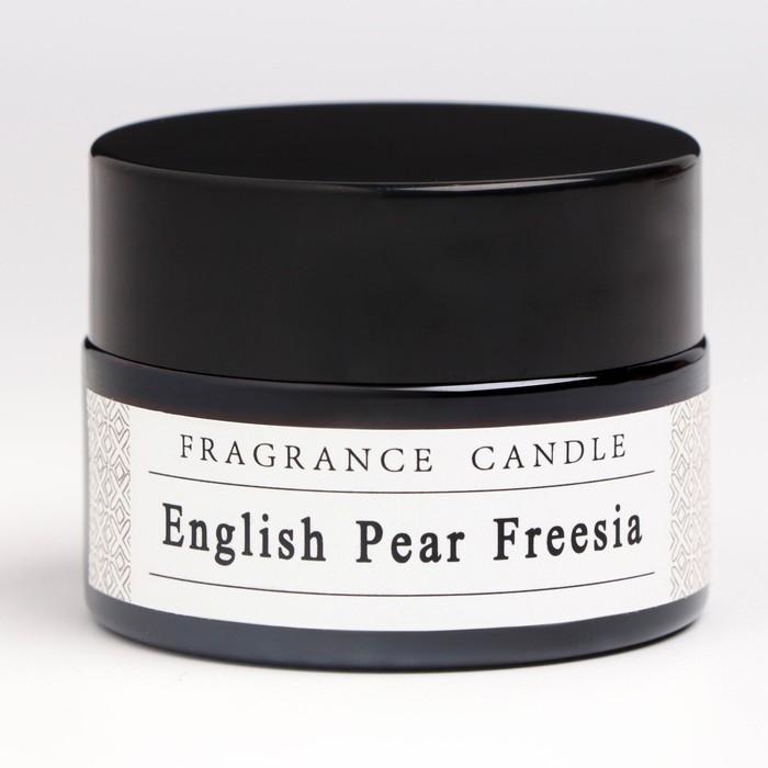 Свеча ароматическая в банке  Свеча ароматическая в банке "Английская груша и фрезия", 12 г