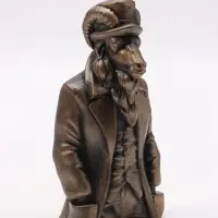 Фигурка декоративная &laquo;Баран в костюме&raquo;, 12&times;6&times;4 см, бронза