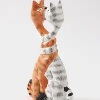 Сувенир &laquo;Целующиеся коты&raquo;, 19&times;4&times;11 см, дерево