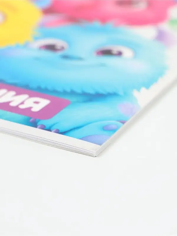 Альбом для рисования, 12 листов, на скрепке, А4 &laquo;Цветные монстрики&raquo;