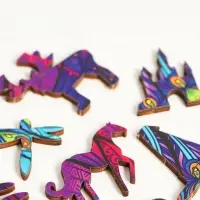 Пазл деревянный фигурный Puzzle &laquo;Сказочная сова&raquo;, 87 элементов