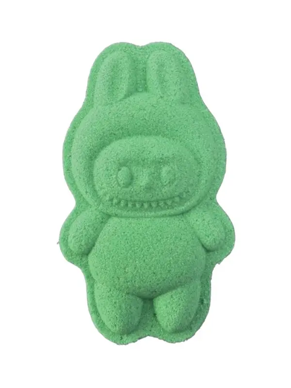 Бомбочка для ванн формовая, зеленая, 80 г