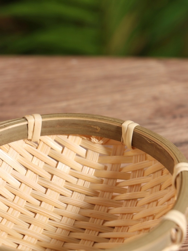 Чаша плетеная в 2 слоя, 10 см, бамбук