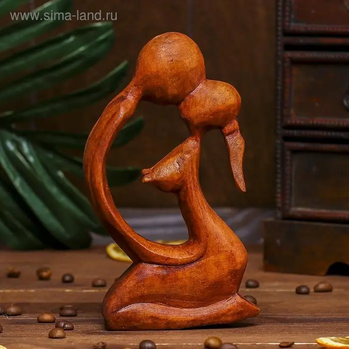 Сувенир дерево Сувенир дерево "Поцелуй" 15х9х3,5 см