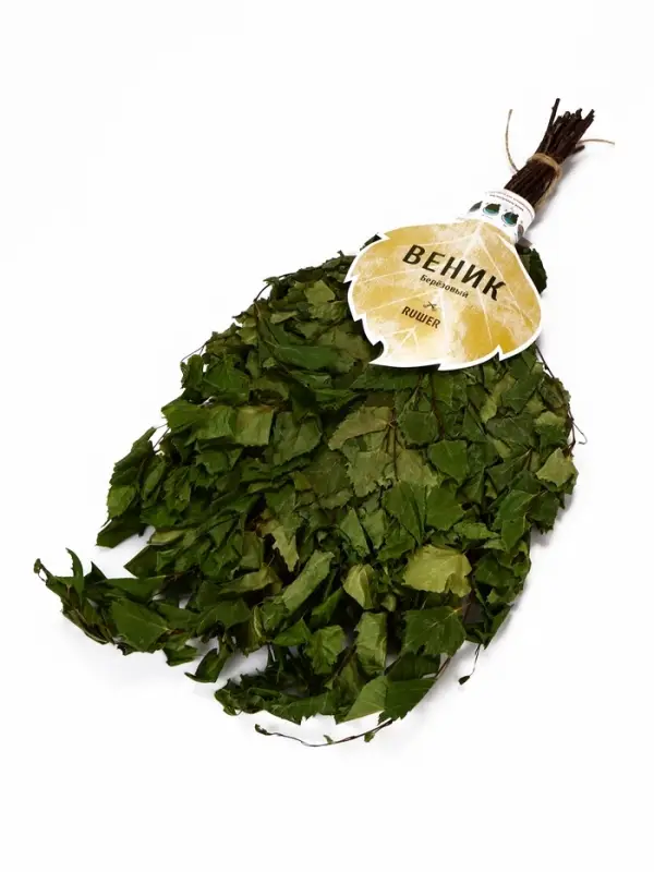 Веник для бани, берёзовый, в упаковке