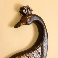 Панно настенное &laquo;Павлин&raquo;, 100 см, дерево албезия