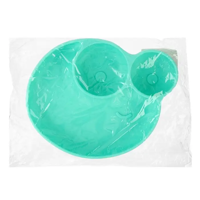 Тарелка детская на присоске &laquo;Лягушка&raquo;, силиконовая