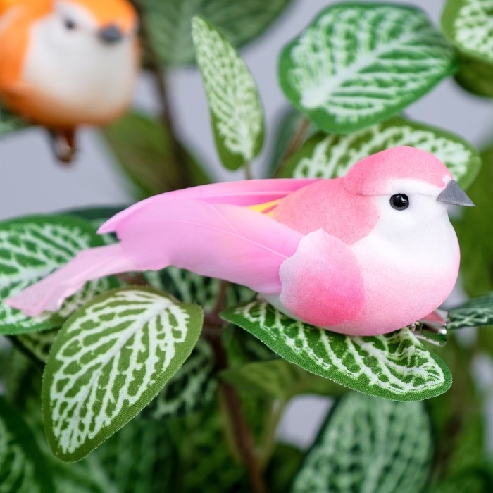 Декор на прищепке Декор на прищепке "Птица", микс, 10 х 4 х 3 см