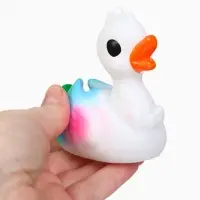 Резиновая игрушка для ванны Крошка Я &laquo;Лебедь&raquo;, 8 см, с пищалкой