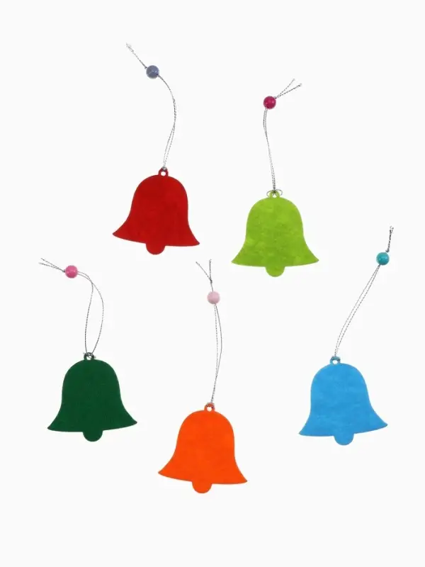 Набор ёлочных украшений &laquo;Колокольчики&raquo; 5 шт.