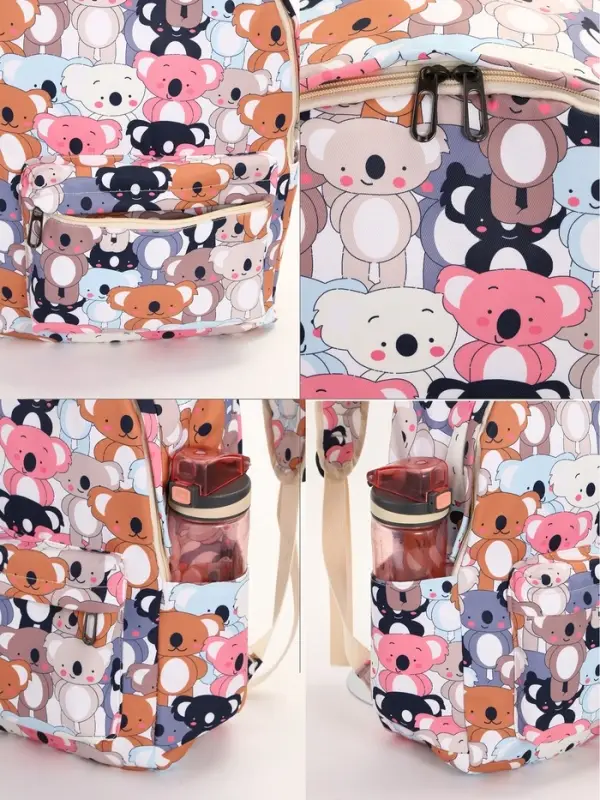 Рюкзак школьный &laquo;Коалы&raquo;, с пеналом, 29&times;12&times;41 см, разноцветный