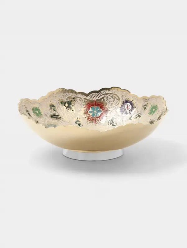 Блюдо &laquo;Леония&raquo;, 16.5&times;16.5&times;6 см, латунь