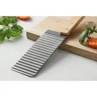 Нож для фигурной резки Доляна, 27&times;6 см, нержавеющая сталь, бежевый