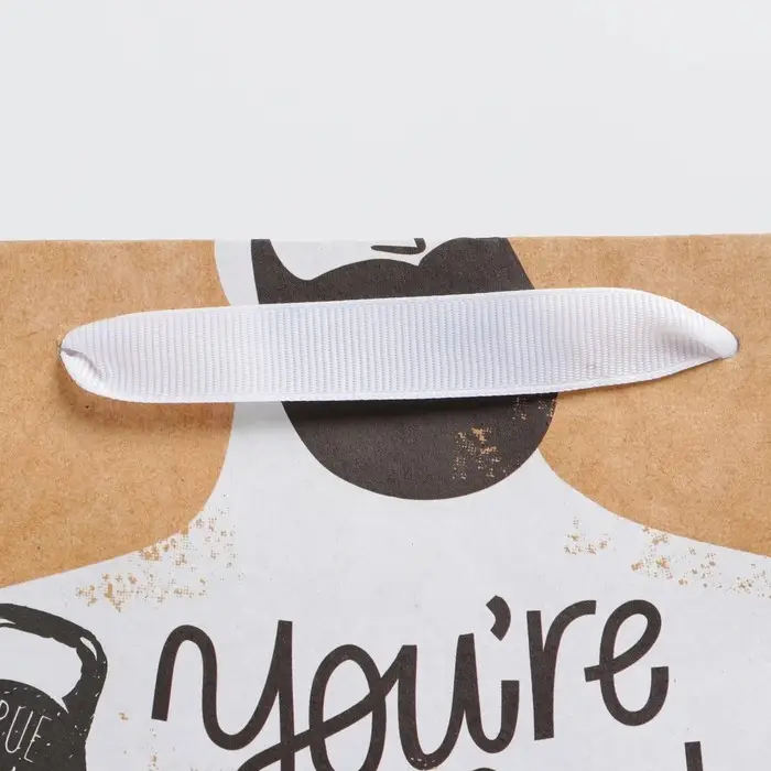 Пакет подарочный крафтовый, упаковка, «You're the best», M 26 х 30 х 9 см