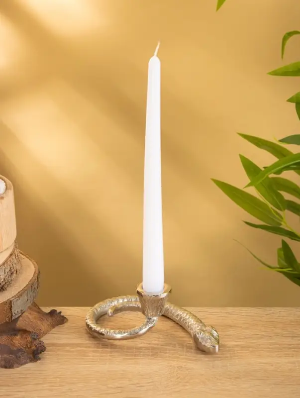 Подсвечник «Змейка», 15×9.5×5 см, алюминий Подсвечник «Змейка», 15×9.5×5 см, алюминий