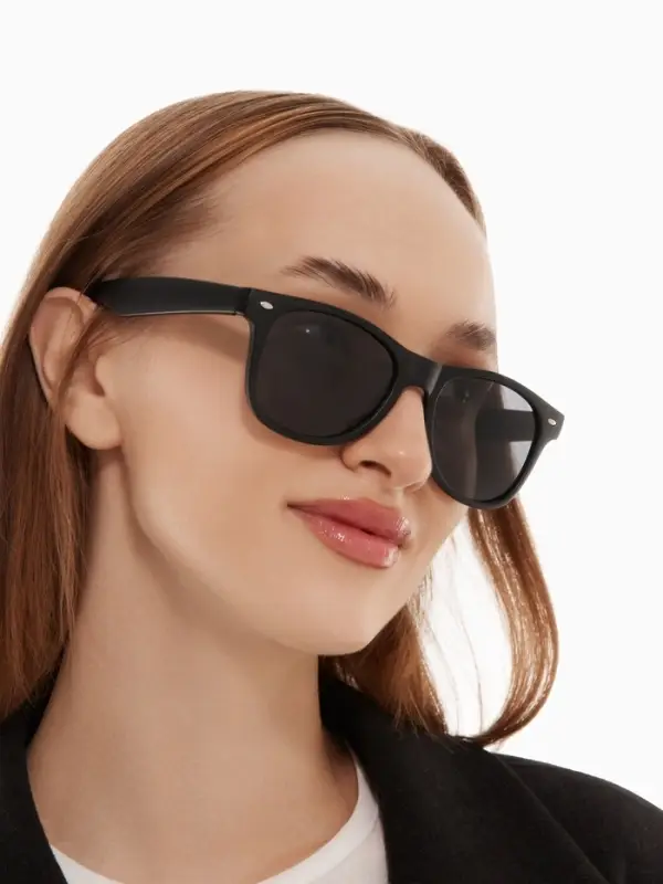 Очки солнцезащитные &laquo;OneSun. Wayfarer&raquo;, uv 380, чёрные