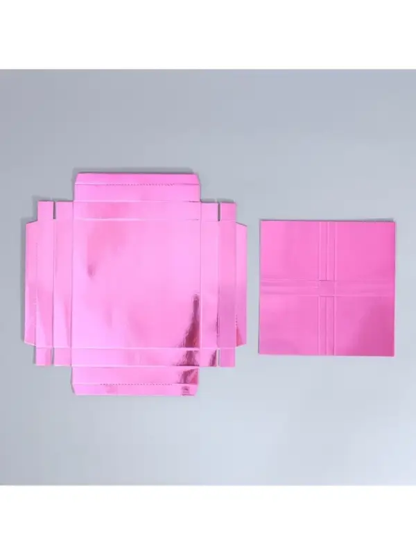 Коробка кондитерская для муссовых пирожных &laquo;Розовая&raquo;, 17.8 х 17.8 х 6.5 см