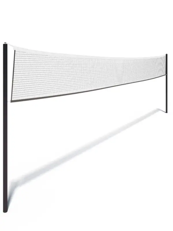 Сетка волейбольная ONLYTOP с тросом, ячейка 10&times;10, нить 2.5-3 мм, окантовка с четырёх сторон