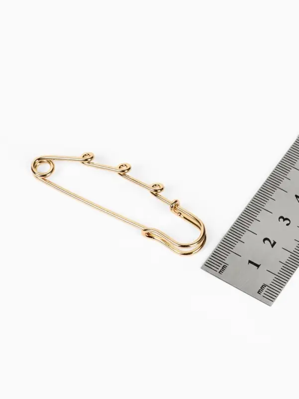 Булавка для подвесок PO-065 №04, (набор 2 шт.) 65&times;5 мм, цвет золото