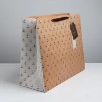 Пакет подарочный ламинированный, упаковка, For you, XL 49&times;40&times;19 см