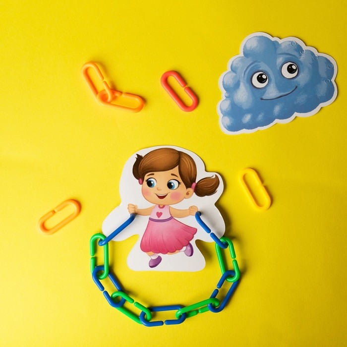 Развивающий набор умные цепочки «Весёлые картинки» Развивающий набор умные цепочки «Весёлые картинки»