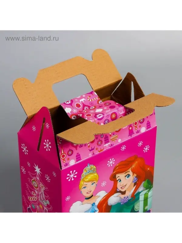 Подарочная коробка «С Новым Годом!», Принцессы, 16 х 21 х 10 см Подарочная коробка «С Новым Годом!», Принцессы, 16 х 21 х 10 см