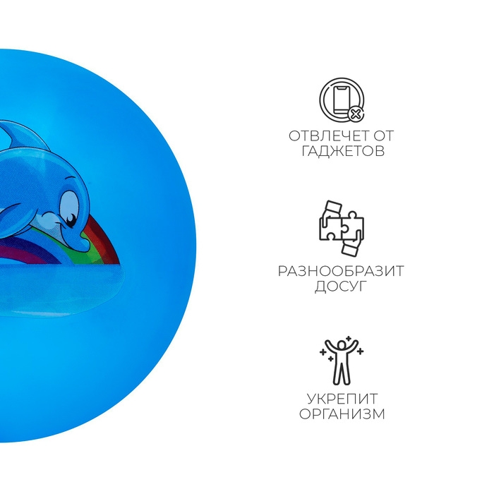 Мяч детский ZABIAKA «Дельфинчик», d=22 см Мяч детский ZABIAKA «Дельфинчик», d=22 см