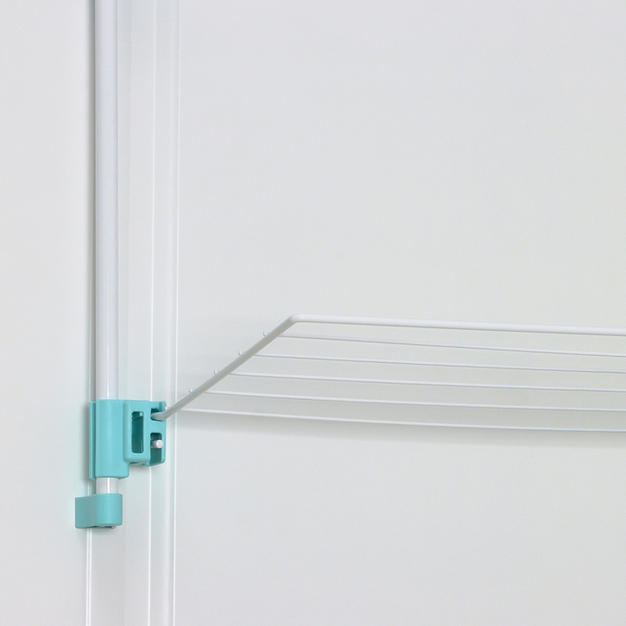 Сушилка для белья навесная, рабочая длина 11 м, цвет белый Сушилка для белья навесная, рабочая длина 11 м, цвет белый