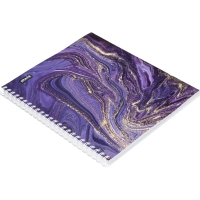 Бизнес-тетрадь А5,96л,кл,греб,ламин.обл. Attache Selection Fluid Фиолетовый