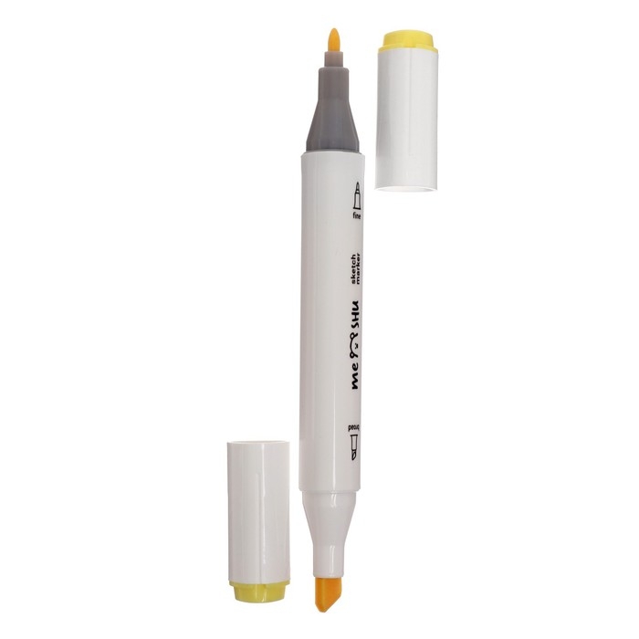 Маркеры для скетчинга двусторонние MESHU, 6 цветов (морские цвета) Маркеры для скетчинга двусторонние MESHU, 6 цветов (морские цвета)