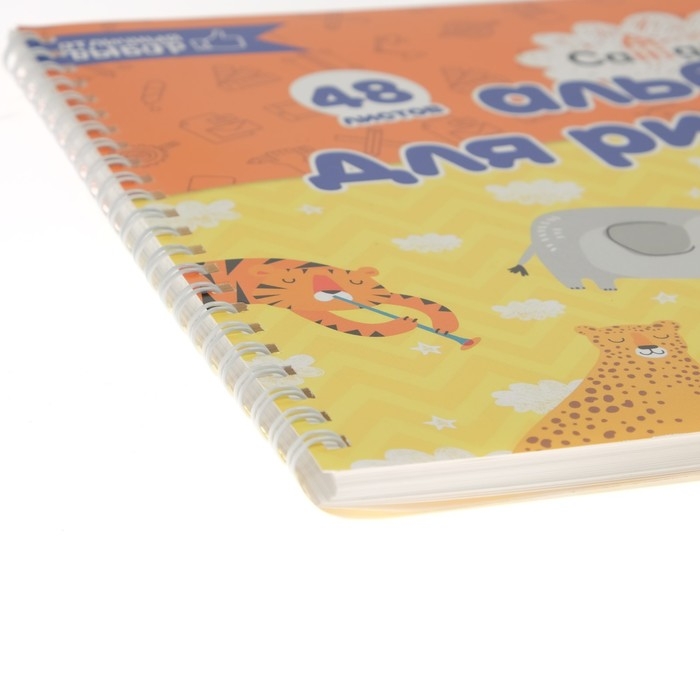 Альбом для рисования А4, 48 листов на гребне Calligrata, обложка мелованный картон, блок 100 г/м² Альбом для рисования А4, 48 листов на гребне Calligrata, обложка мелованный картон, блок 100 г/м²