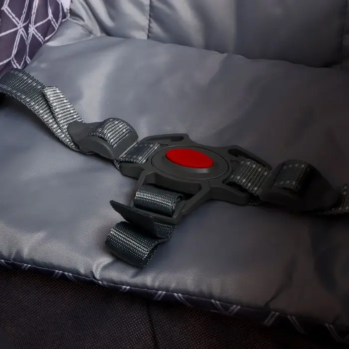 Санки-коляска «Наши детки 3-1К», принт: с ромбиками серый Санки-коляска «Наши детки 3-1К», принт: с ромбиками серый