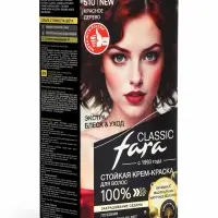 Краска для волос Fara Classic, тон 510, красное дерево, 160 г