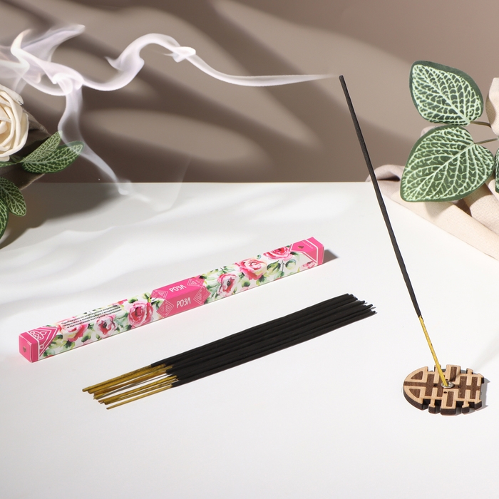 Благовония Благовония "Дыхание природы Роза", 8 палочек