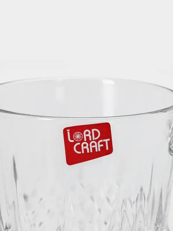Набор кружек Lord-Carelong, 220 мл, 6 шт., стекло, прозрачный