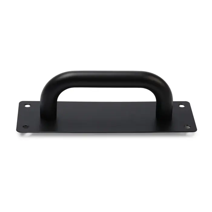 Ручка дверная, чёрная, 200&times;65 мм